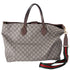 Gucci Large Courrier Convertible Tote GG Coated Canvas Applique